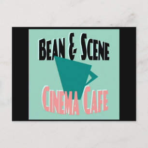 Bean und Szene Postkarte