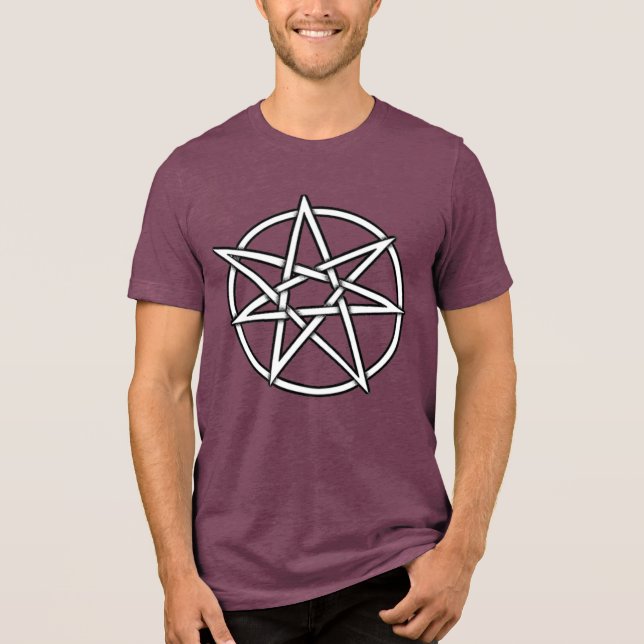 BEAN! Wizard Star Herren    Tri-Blend Shirt (Vorderseite)