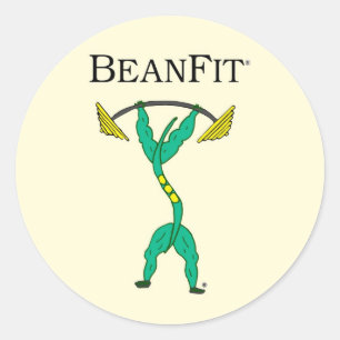 BeanFit-Aufkleber Runder Aufkleber