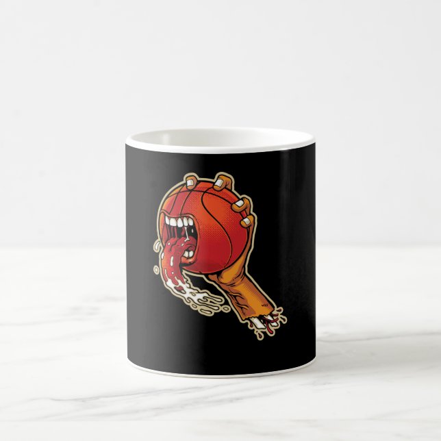 Beängstigend Basketball Kaffeetasse (Mittel)