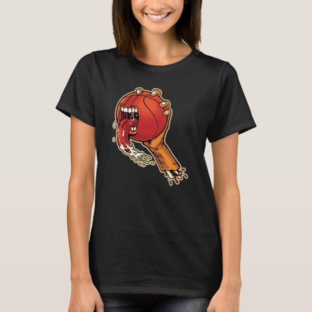 Beängstigend Basketball T-Shirt (Vorderseite)