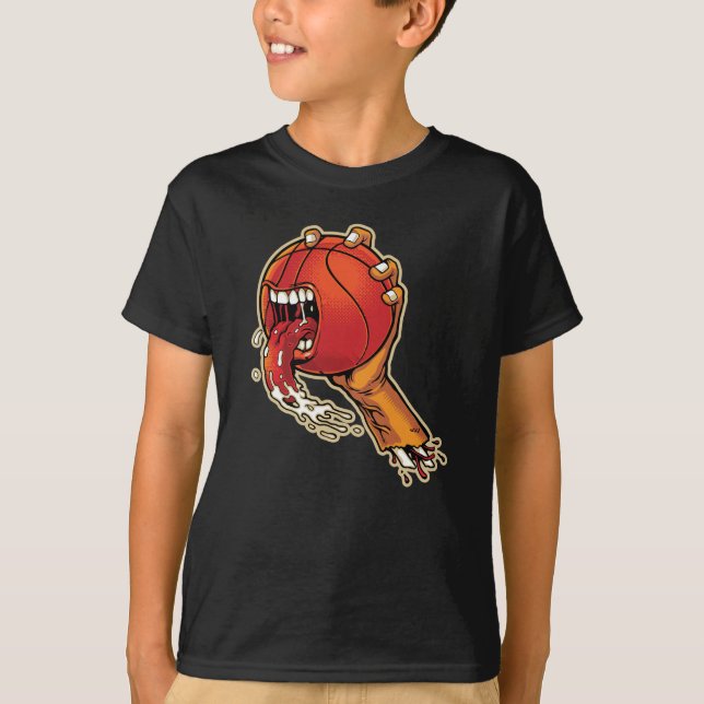 Beängstigend Basketball T-Shirt (Vorderseite)