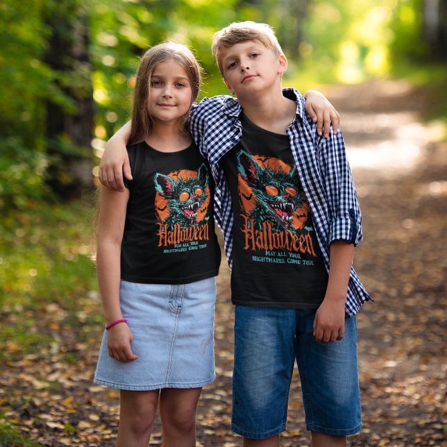 Beängstigend Bat Halloween T-Shirt (Von Creator hochgeladen)