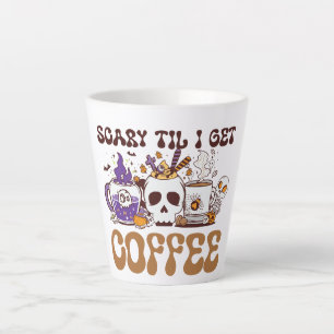 Beängstigend, bis ich Kaffee bekomme Milchtasse