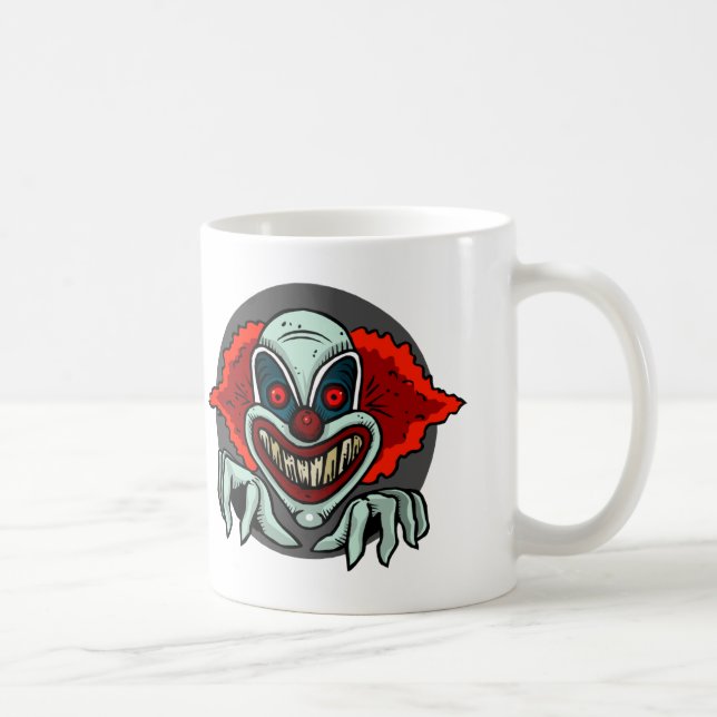 Beängstigend Clown Kaffeetasse (Rechts)