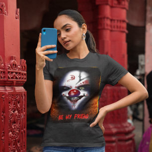 Beängstigend Clown - Seien Sie meine Freunde, T -  T-Shirt