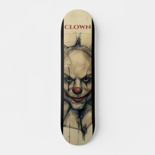 Beängstigend Clown Skateboard