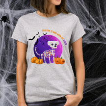 Beängstigend Collie Halloween Full Moon T - Shirt