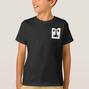 Beängstigend Cyborg Vampire Bot - Pocket Motif T-Shirt