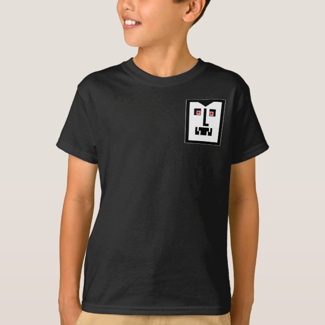 Beängstigend Cyborg Vampire Bot - Pocket Motif T-Shirt (Vorderseite)