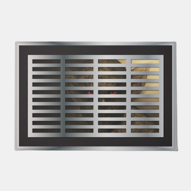 Beängstigend Demon Halloween Novelty Fußmatte (Vorderseite)