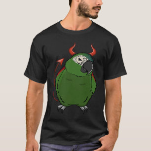 Beängstigend Devil Costume Parrot I Hahns Macaw T-Shirt