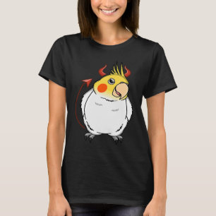 Beängstigend Devil Costume Parrot I Lutino Cockati T-Shirt