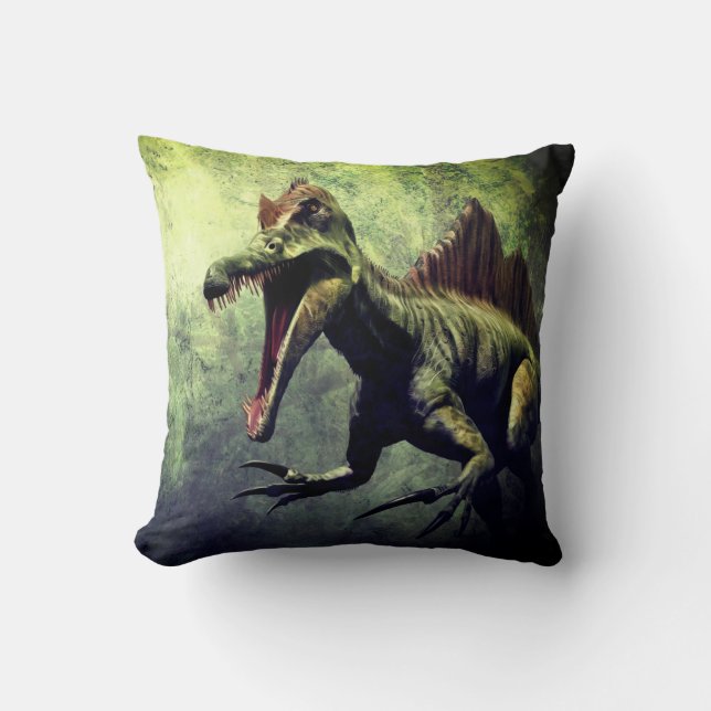 Beängstigend Dinosaurier Kissen (Vorderseite)