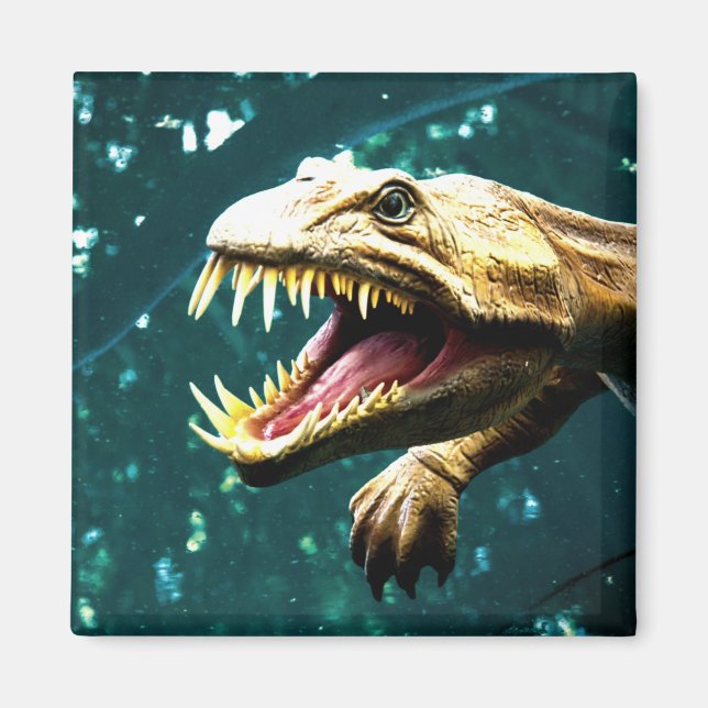Beängstigend Dinosaurier Magnet (Vorne)
