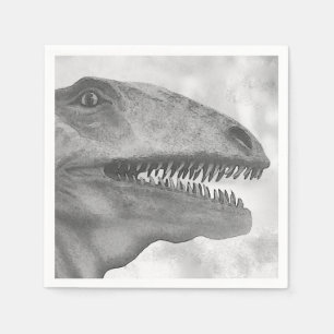 Beängstigend Dinosaurier Serviette