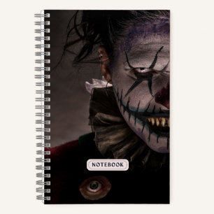 Beängstigend Evil Clown Horror Notizbuch