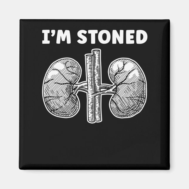 Beängstigend Funny Kidney Stone Operation Magnet (Vorne)
