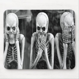 Beängstigend Funny Skeletts Halloween Mousepad