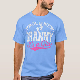Beängstigend Gender Reveal Proud New Granny Es ist T-Shirt