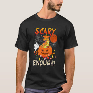 Beängstigend genug Halloween Rex in Beängstigenden T-Shirt