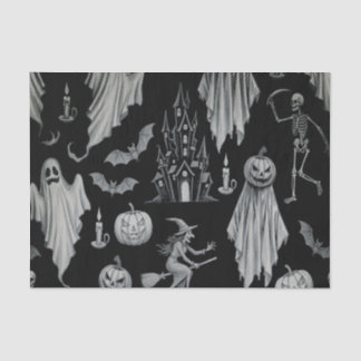 Beängstigend Ghost Halloween Seidenpapier