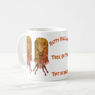 Beängstigend Goblin Grabstein Halloween Personalis Kaffeetasse
