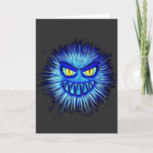 Beängstigend Gory Ghoulish Halloween Illustration Karte