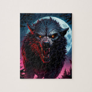 Beängstigend Growling Werewolf Puzzle