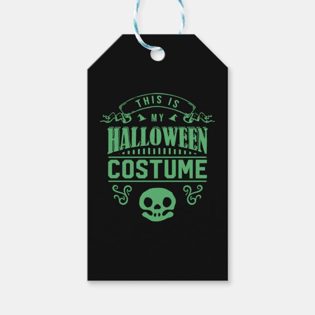 Beängstigend Halloween Geschenkanhänger (Vorderseite)