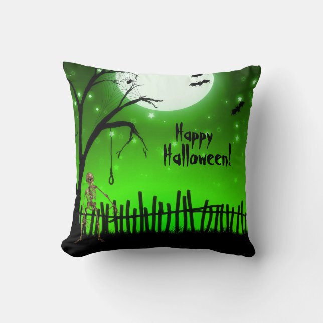 Beängstigend Halloween Kissen (Vorderseite)