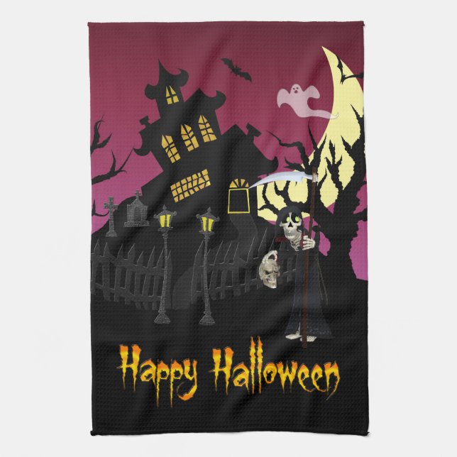 Beängstigend Halloween Küchentuch (Vertikal)