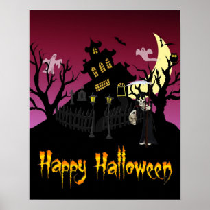 Beängstigend Halloween Poster
