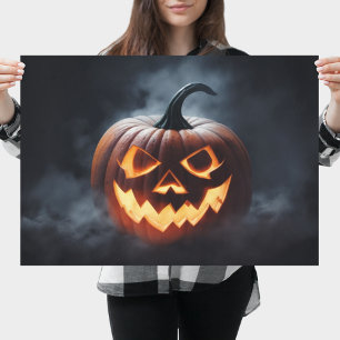 Beängstigend Halloween Pumpkin Poster