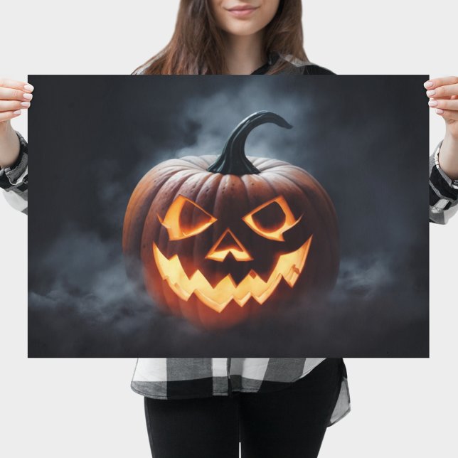 Beängstigend Halloween Pumpkin Poster (Scary Halloween Pumpkin Poster
)