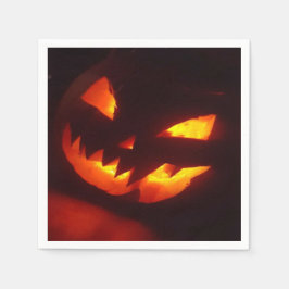 Beängstigend Halloween Pumpkin Serviette
