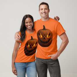 Beängstigend Halloween Pumpkin T-Shirt