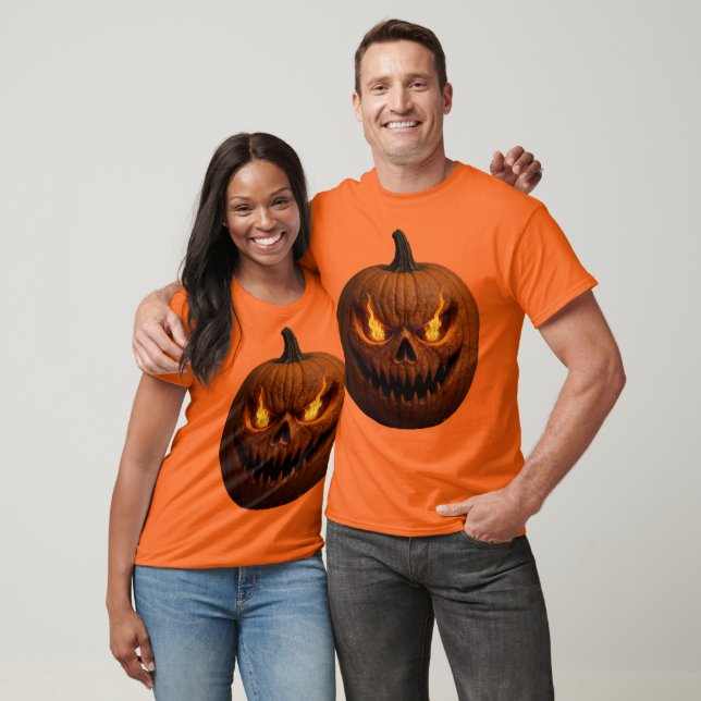Beängstigend Halloween Pumpkin T-Shirt (Unisex)