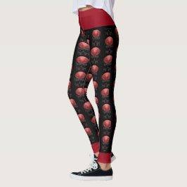 Beängstigend Halloween Skull Leggings