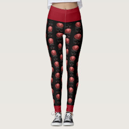 Beängstigend Halloween Skull Leggings