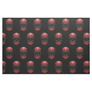 Beängstigend Halloween Skull Stoff