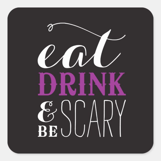 BEÄNGSTIGEND | HALLOWEEN STICKERS (Vorderseite)