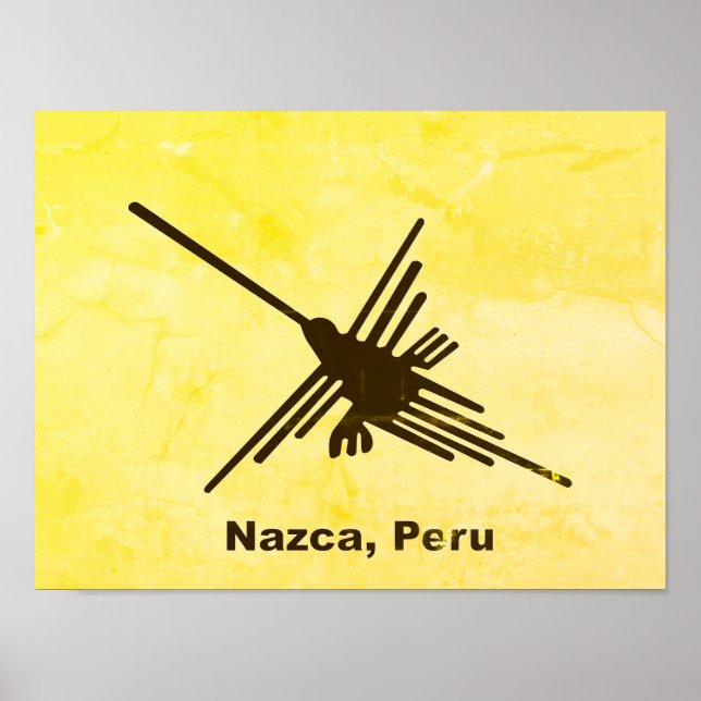 Beängstigend Hummingbird Nazca, Peru Poster (Vorne)