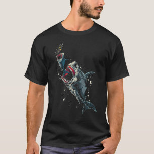 Beängstigend Megalodon Scuba Diver Sea Monster Oce T-Shirt
