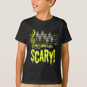Beängstigend Music Spaß ist lustig zu kümmern Hall T-Shirt