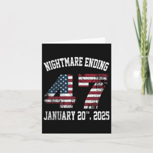 Beängstigend Night Ending 20. Januar 2025 Funny Pr Karte