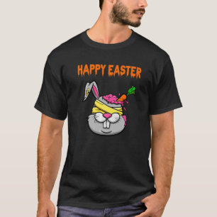 Beängstigend Ostern Bunny Costume Zombie Bunny Egg T-Shirt