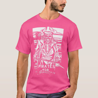 Beängstigend Pirate Skeleton  T-Shirt