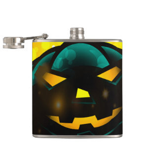 Beängstigend Pumpkin Flachmann