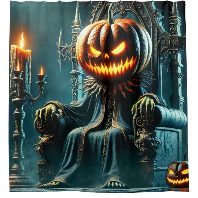 Beängstigend Pumpkin King Duschvorhang (Vorderseite)